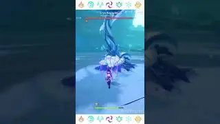 [Genshin Impact] Shogun Raiden Elemental Burst Cryo Regisvine #Shorts