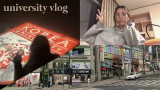 vlog / moving into uni dorms, meeting my seniors, campus visit, biking around the han river