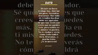 Un mensaje reconfortante para ti... #viral #