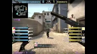 CSGO - 1v5 with Just a Desert Eagle