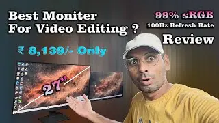 27 Inch Best Moniter For Video Editing/ Animation/ Gaming/ Graphic Designing ? In Hindi 2024