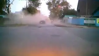 Погоня с аварией  жесть дтп насмерть дпс