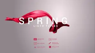 Spring | Ligth Titles | WOW Effects AE Template Videohive