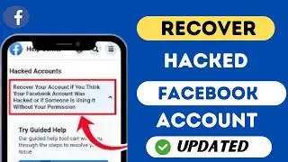 How To Recover Hacked Facebook Account