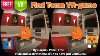 Find Toma VR game for Google Cardboard - Play hide and seek with the little cat