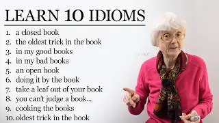 Learn 10 English Idioms with ‘BOOK’