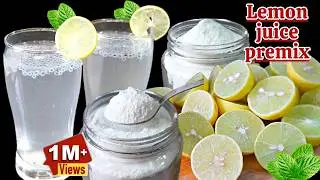 Lemon juice powder | lemon juice premix | lemon juice powder mix | how to make lemon powder