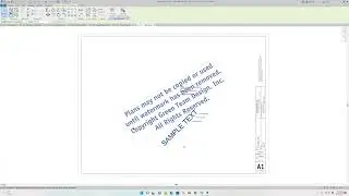 Revit: Watermark Parameter for Titleblock