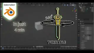 How to make a turntable animation in blender. II Part 2