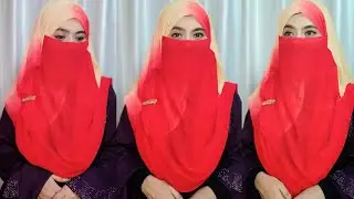 Simple Hijab ✨ Styles With Niqab | Everyday Niqab Tutorial 2024 | Quick And Easy Hijab Style |