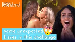 Lots of SMOOCHES💋 in this challenge😏 | World of Love Island