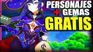 ¿CÓMO CONSEGUIR GEMAS Y PERSONAJES GRATIS?│Genshin Impact Academia #3