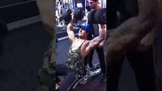 RARE Zyzz and Chestbrah Footage (50KG SHOULDER PRESS) #gym #bodybuilding