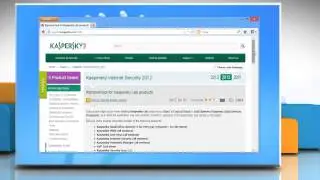 How to Uninstall Kaspersky® AntiVirus 2013 from Windows® 8
