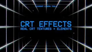CRT Effects: Real CRT Texture Overlays | CRT Looks  | CRT TV Effect