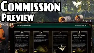 Commission System Preview |  Ashes of Creation February Dev Stream Summary