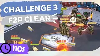 Blue Archive Railgun Challenge 3 in 110s - A Certain Scientific Record of Youth Challenge 3