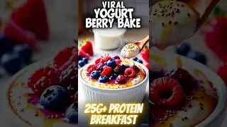 viral yogurt berry bake