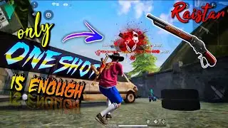 FREE FIRE BEST M1887 ONESHOT HEADSHOTS😮🔥