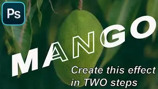 Create a Transparent text effect in photoshop | Photoshop tutorials | Pic tutorials