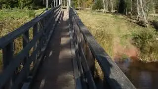 Утёс Звартес, река Амата, Латвия.