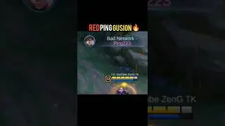 RED PING GUSION ITEM SWAP#mobilelegends #shorts#viral#mlbb#gusion#letuzawa