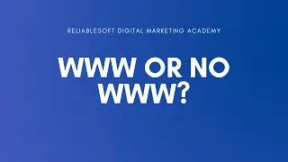 www or non-www?