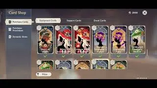 Finally unlock all the cards Genshin TCG