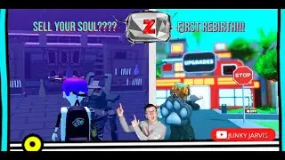 SELLING MY SOUL FOR MY FIRST REBIRTH! 😈👻| Youtube Simulator Z | ROBLOX