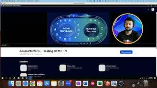 Zoom Webinar Incoming Livestream (RTMP Ingest) with OBS Studio - (Sessions /Events License Needed!)