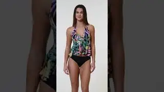 Halter Tankini Swimsuit Top