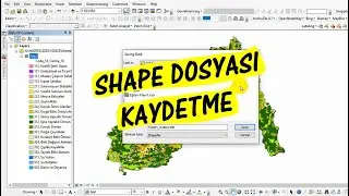 Arcgiste shape dosyası kaydetme ve başkasına gönderme nasıl yapılır