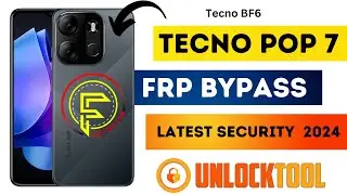 Tecno Pop 7 Frp bypass Latest Security 2024 || Tecno BF6 Frp bypass