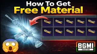 How to Get Free Materials in BGMI 2026 | BGMI Free Material Pieces Trick | Upgrade M416 Glacier Free