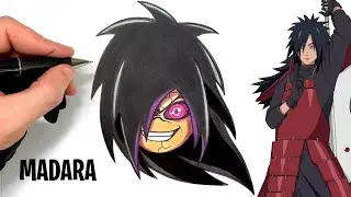 HOW TO COLOR MADARA FROM NARUTO