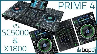 DENON PRIME 4 vs SC5000 & X1800 | Bop DJ