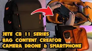 Kelas Profesional Nih! REVIEW JETE CB 11 SERIES Tas Kamera Drone Dan Smartphone Buat Konten Kreator