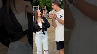 the girl was addicted to money😂🔥 #shorts #reaction #prank