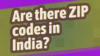 Are there ZIP codes in India?