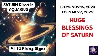 Saturn Direct in Aquarius (Remedies for All 12 signs)