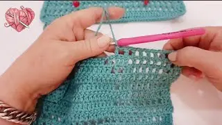 Yeni Başlayanlar İçin Tığ İşi File Çanta/Kız Çocuklar İçin Tığ İşi Plaj Çantası #diy