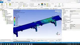 Conveyer Belt Static Structural Analysis in Ansys Workbench