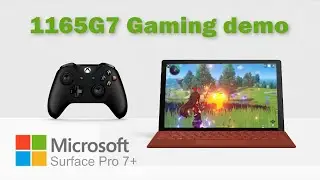 Genshin Impact and Ark on the Surface Pro 7+ intel 11th Gen 1165g7 Xe Graphics - fps, gameplay
