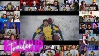 Deadpool & Wolverine - Trailer Reaction Mashup - 💪😎 - Ryan Reynolds & Hugh Jackman (PART 2)