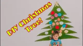 DIY Felt Christmas Tree for Toddlers