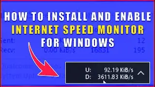 How to Add Internet Speed Meter on Windows - 2023 | Saiko Tech
