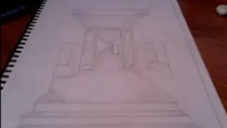 Perspective Hallway Drawing (How to draw)