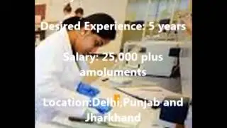 Nodal officer job for B.pharmacy graduates