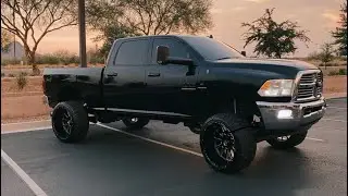 2013 Dodge 3500 Cummins, Lifted on 24x14, Straight Piped, Tuned, and Loud