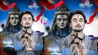Mahakal face photo editing | Sawan photo editing new | Bholenath photo editing picsart